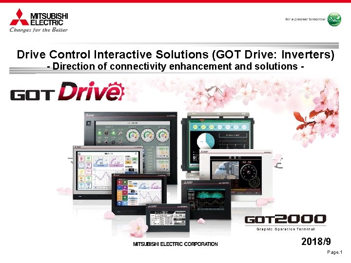 Drive Control Interactive Solutions (GOT Drive: Inverters) - Direction of connectivity enhancement and solutions