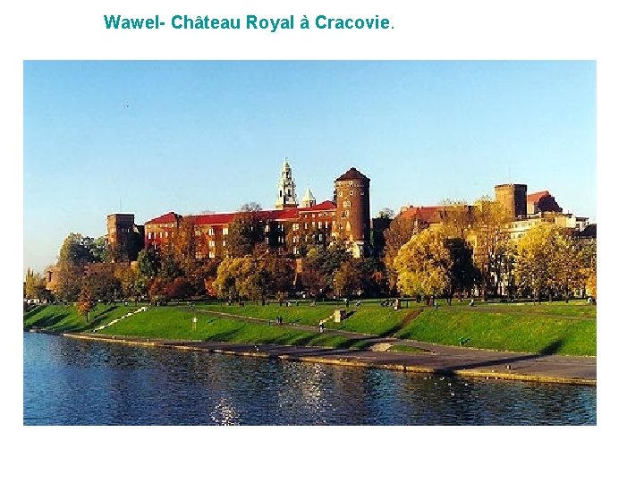 Wawel- Château Royal à Cracovie. 