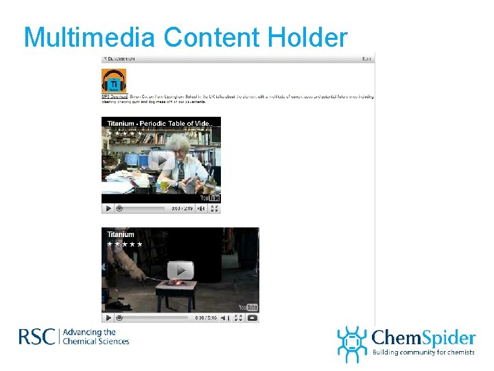 Multimedia Content Holder 