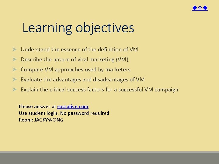 Learning objectives Ø Understand the essence of the definition of VM Ø Describe Learning objectives Ø Understand the essence of the definition of VM Ø Describe