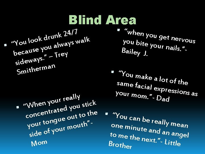 Blind Area /7 4 2 k n u r d k k o l