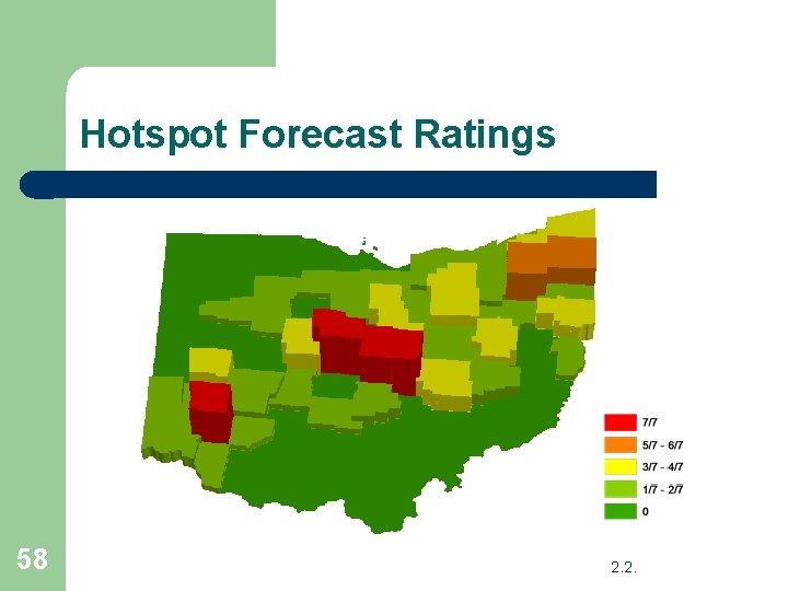 Hotspot Forecast Ratings 58 2. 2. 