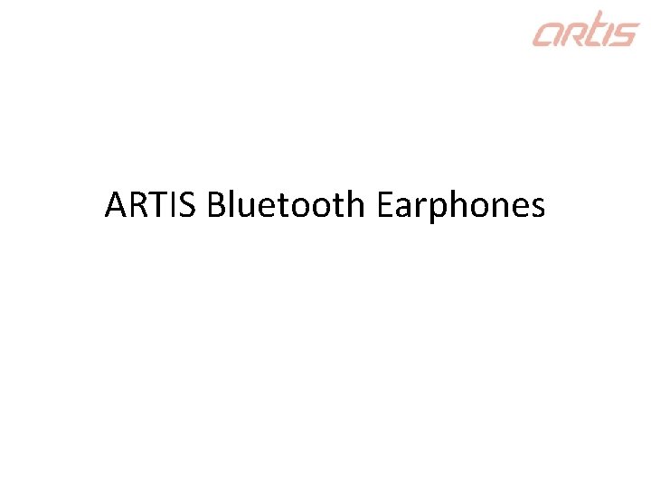 ARTIS Bluetooth Earphones 