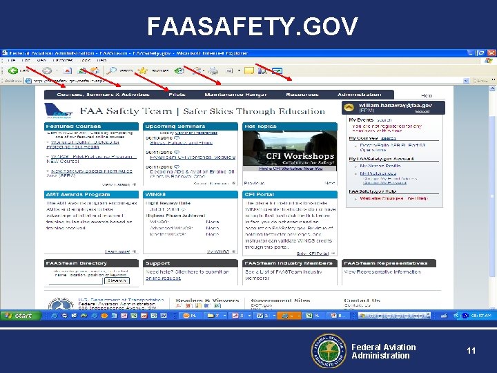 FAASAFETY. GOV Federal Aviation Administration 11 