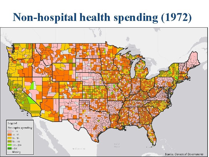 Non-hospital health spending (1972) © 2014, Johns Hopkins University. All rights reserved. © 2014,