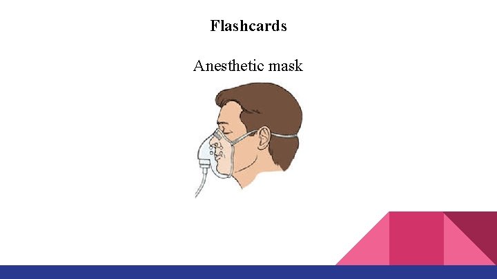 Flashcards Anesthetic mask 