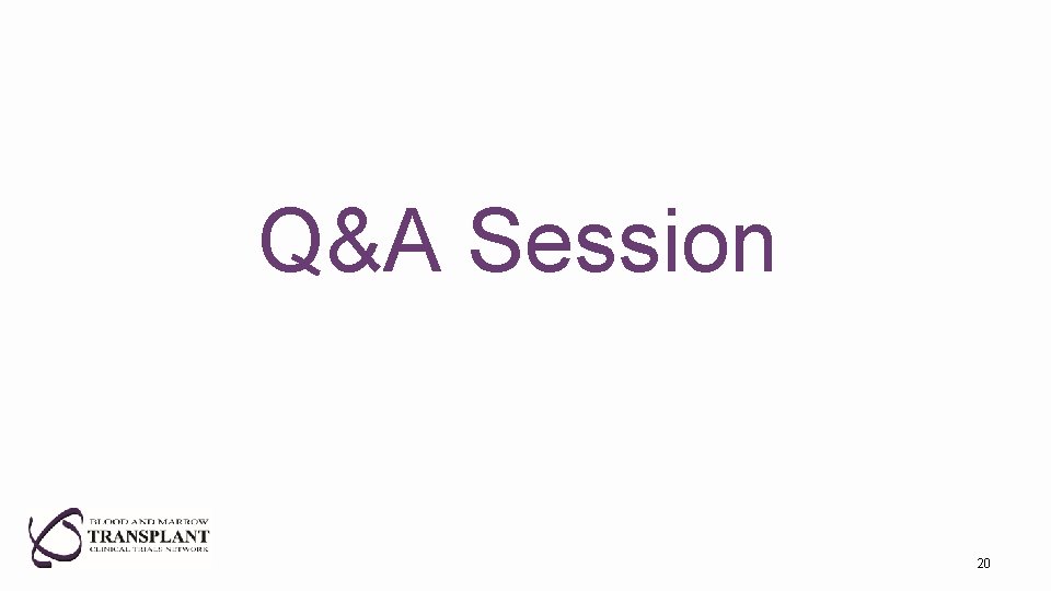 Q&A Session 20 