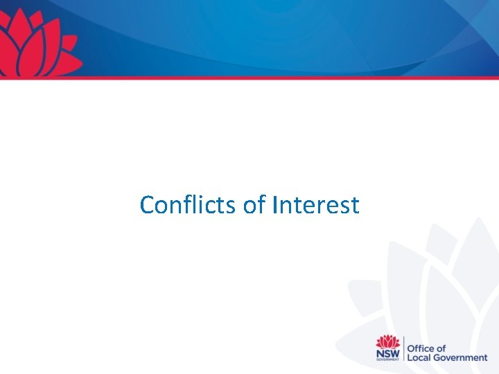 Conflicts of Interest 