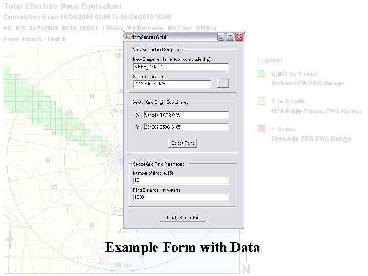 Example Form with Data 