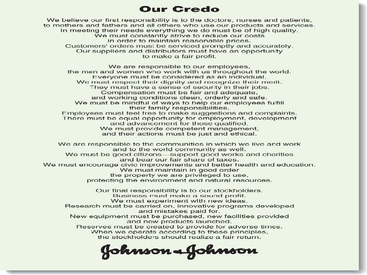 Johnson & Johnson Credo Figure 4. 7 4 -9 
