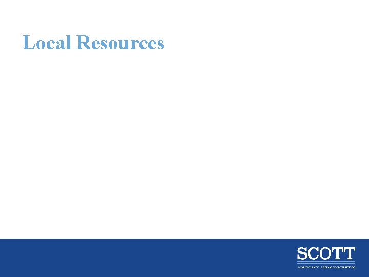 Local Resources 