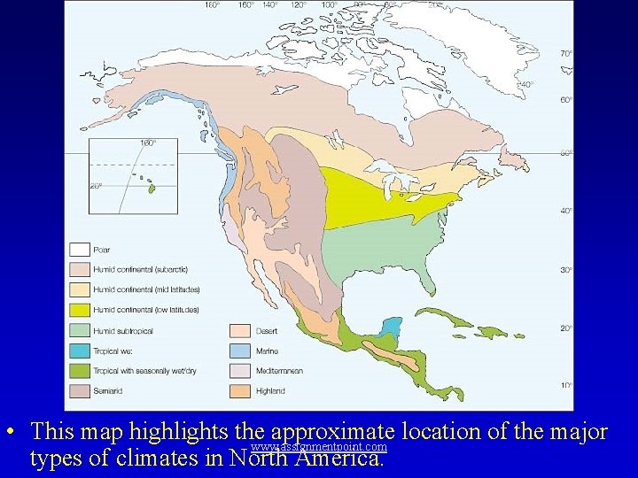  • This map highlights the approximate location of the major www. assignmentpoint. com