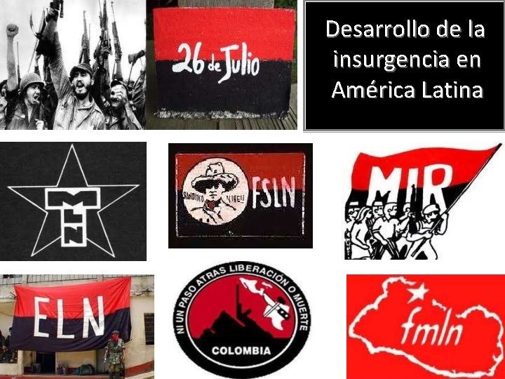 Desarrollo de la insurgencia en América Latina 
