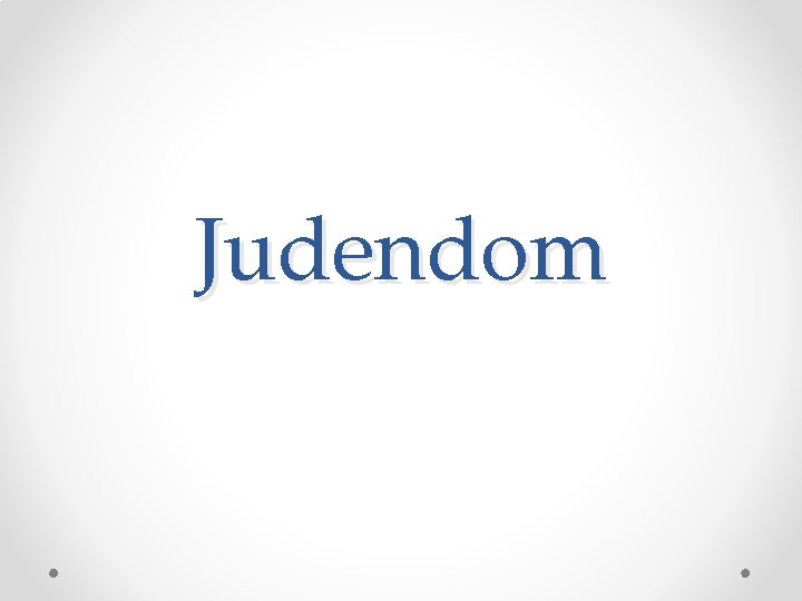 Judendom 