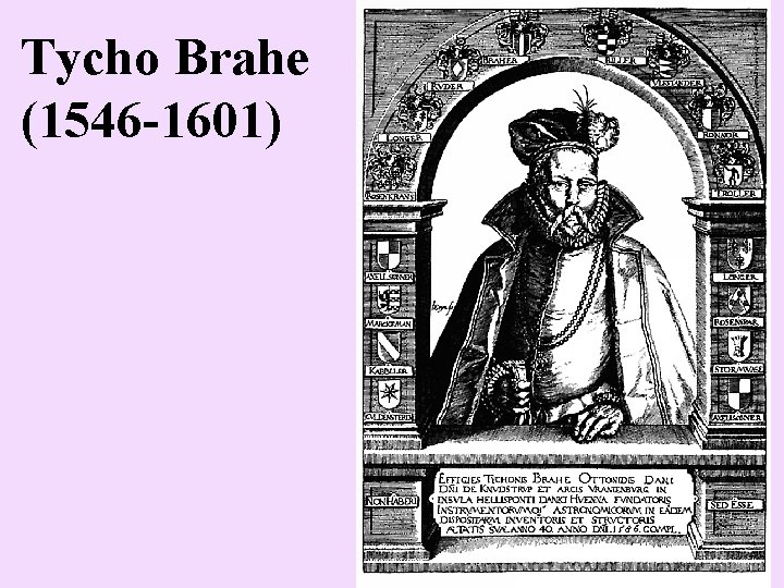 Tycho Brahe (1546 -1601) 