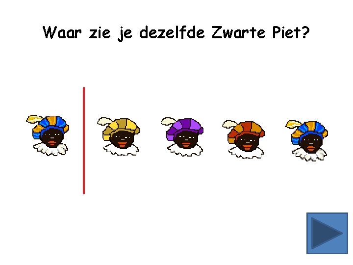 Waar zie je dezelfde Zwarte Piet? 