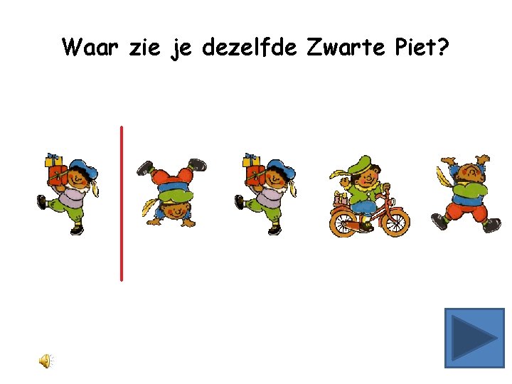 Waar zie je dezelfde Zwarte Piet? 