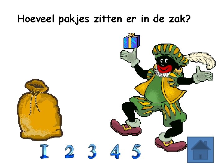 Hoeveel pakjes zitten er in de zak? 