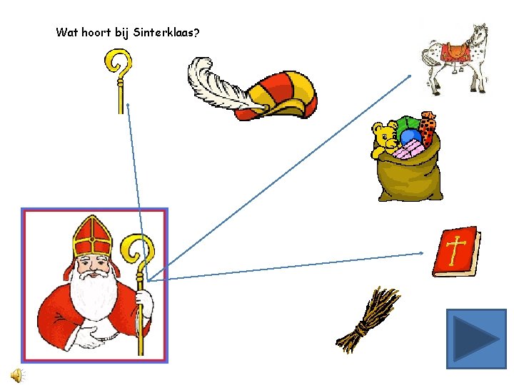 Wat hoort bij Sinterklaas? 