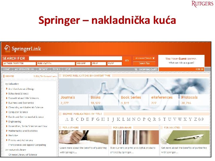 Springer – nakladnička kuća Tefko Saracevic 66 