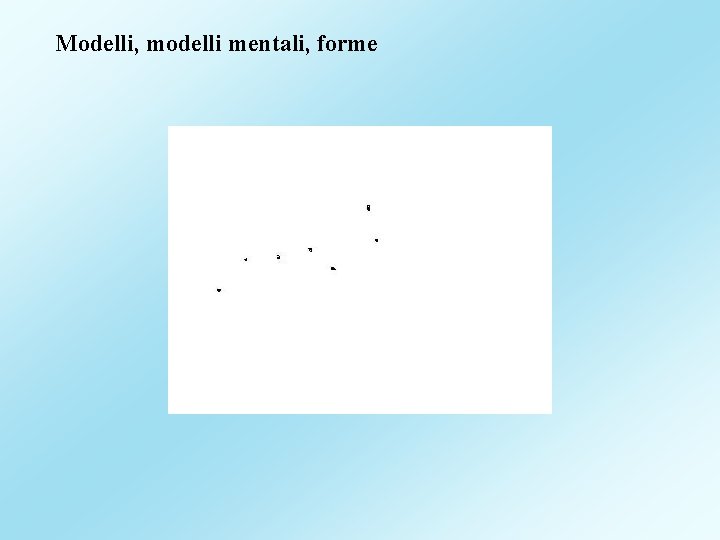 Modelli, modelli mentali, forme 