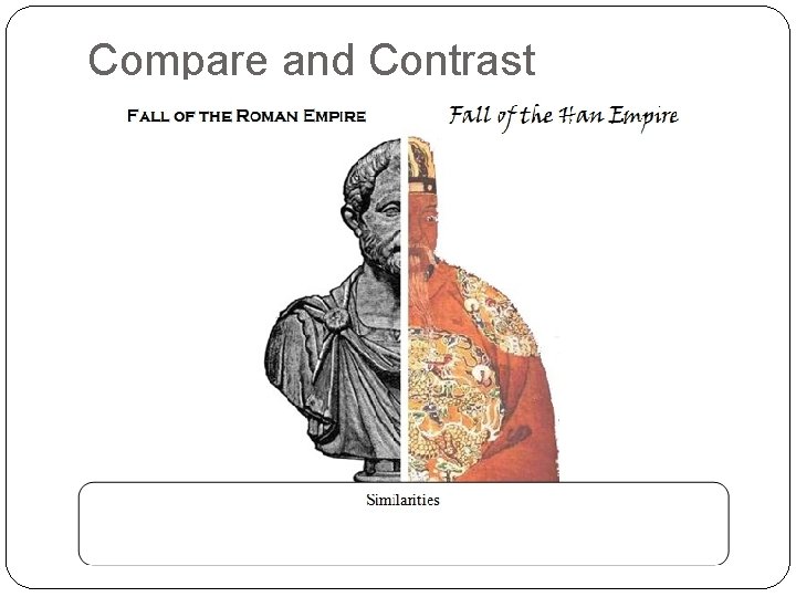 Compare and Contrast 