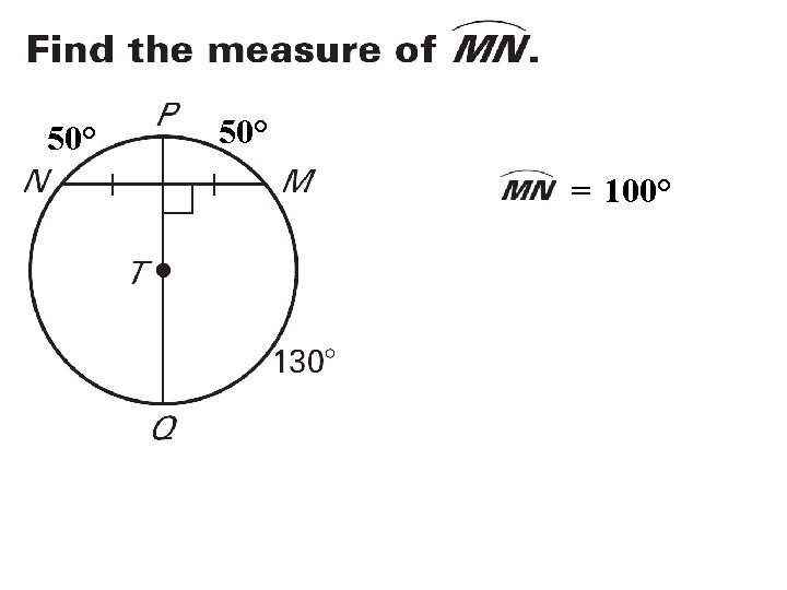 50° = 100° 