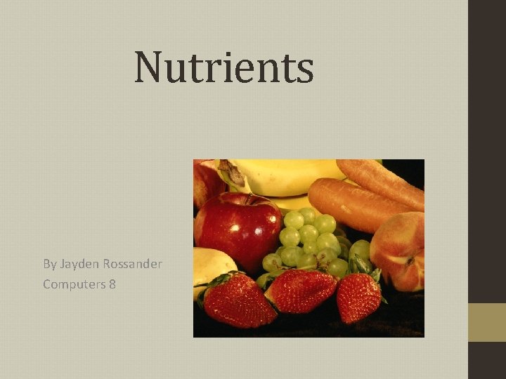 Nutrients By Jayden Rossander Computers 8 