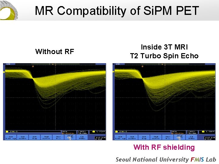 MR Compatibility of Si. PM PET Without RF Inside 3 T MRI T 2