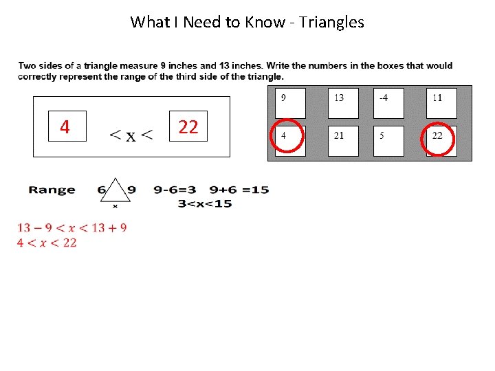 What I Need to Know - Triangles 4 22 