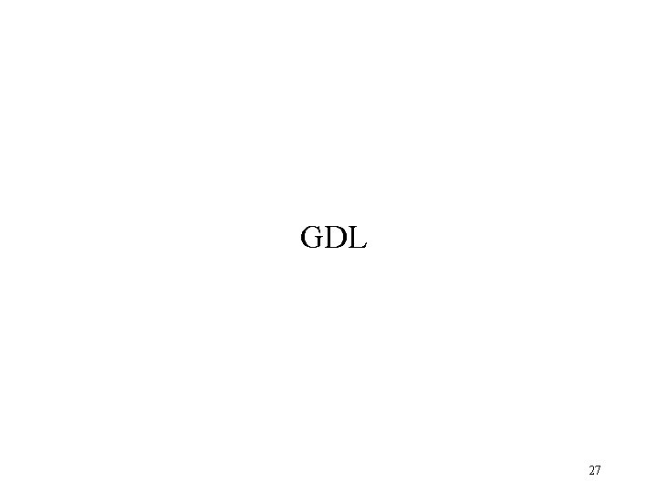 GDL 27 