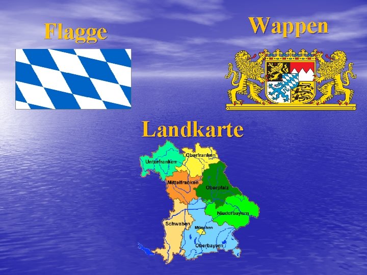 Wappen Flagge Landkarte 