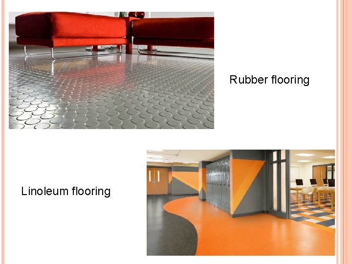 Rubber flooring Linoleum flooring 
