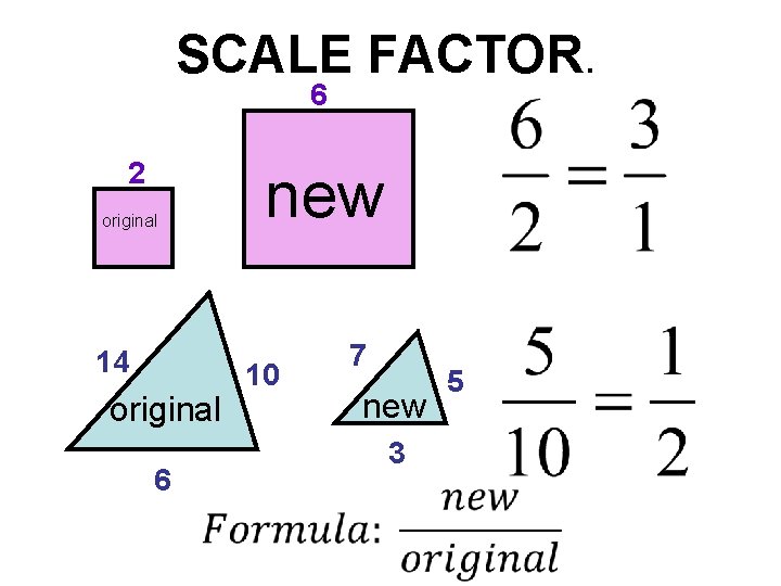 SCALE FACTOR. 6 2 original 14 original 6 new 10 7 new 3 5 SCALE FACTOR. 6 2 original 14 original 6 new 10 7 new 3 5