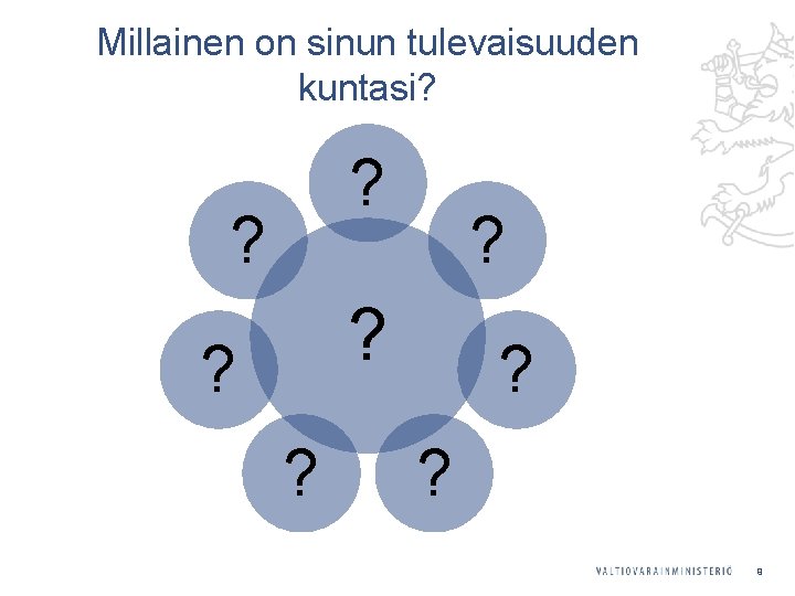 Millainen on sinun tulevaisuuden kuntasi? ? ? 9 