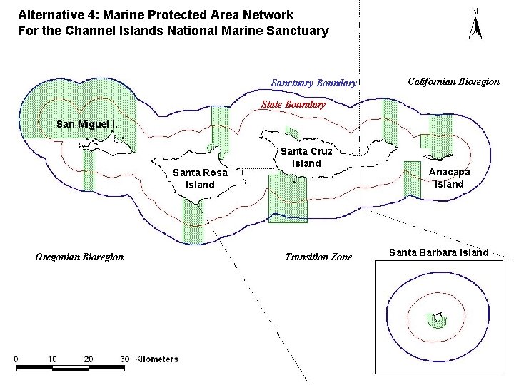 Alternative 4: Marine Protected Area Network For the Channel Islands National Marine Sanctuary Boundary