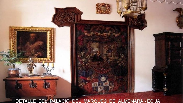 DETALLE DEL PALACIO DEL MARQUES DE ALMENARA - ÉCIJA 