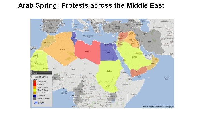 Arab Spring: Protests across the Middle East 