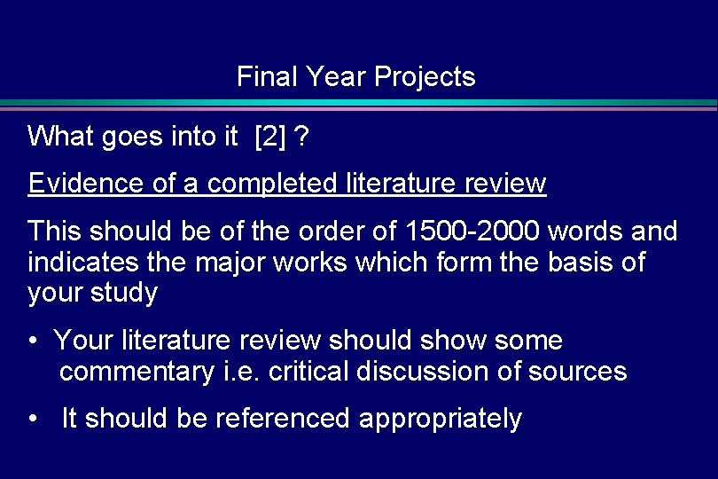 Interim Project R Review Report Example Final Year Projects 7 Writing your Interim Report