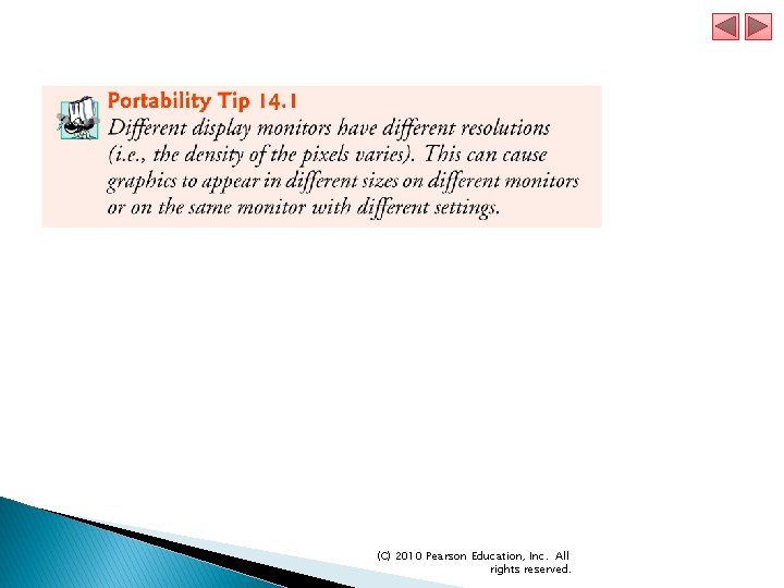 (C) 2010 Pearson Education, Inc. All rights reserved. 