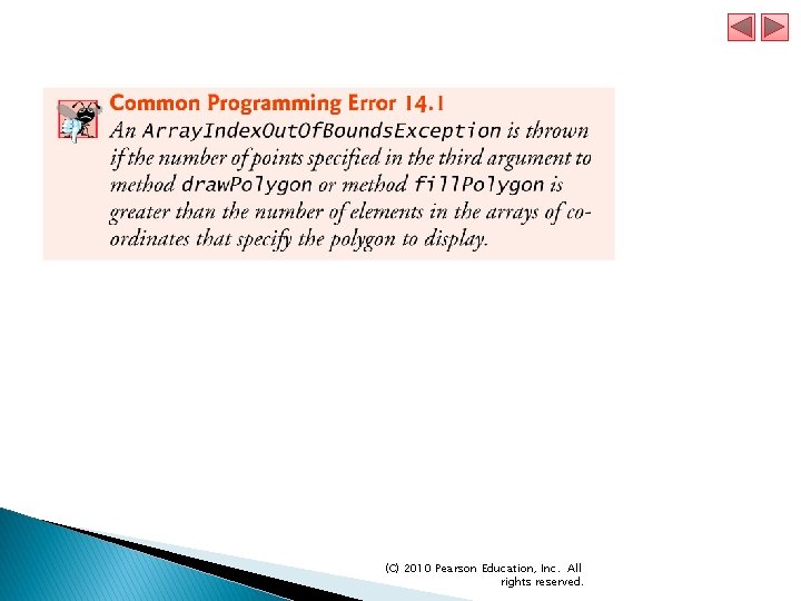 (C) 2010 Pearson Education, Inc. All rights reserved. 