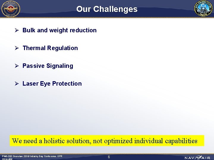 Our Challenges Ø Bulk and weight reduction Ø Thermal Regulation Ø Passive Signaling Ø