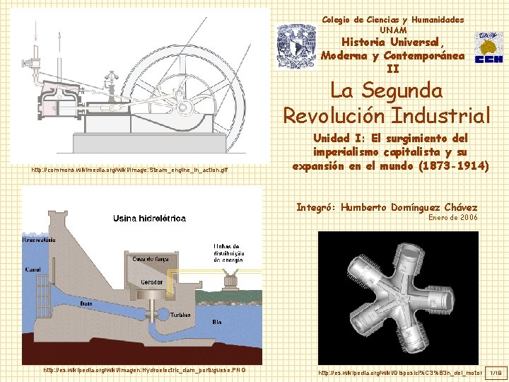 Colegio de Ciencias y Humanidades UNAM Historia Universal, Moderna y Contemporánea II La Segunda