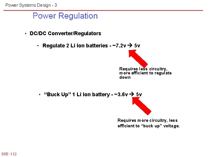 Power Systems Design - 3 • DC/DC Converter/Regulators • Regulate 2 Li Ion batteries