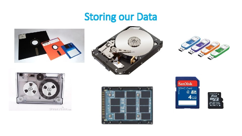 Storing our Data 