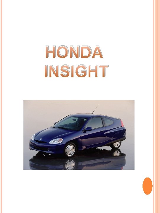 HONDA INSIGHT 