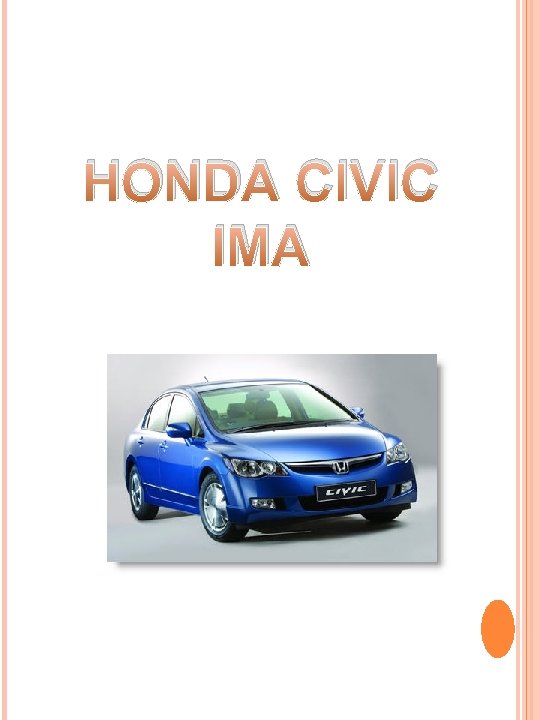HONDA CIVIC IMA 