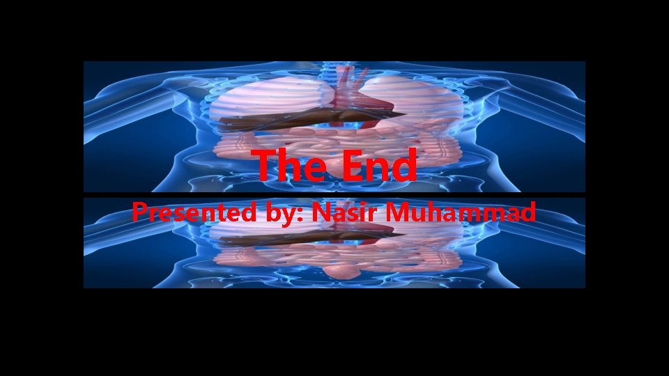 The End Presented by: Nasir Muhammad 