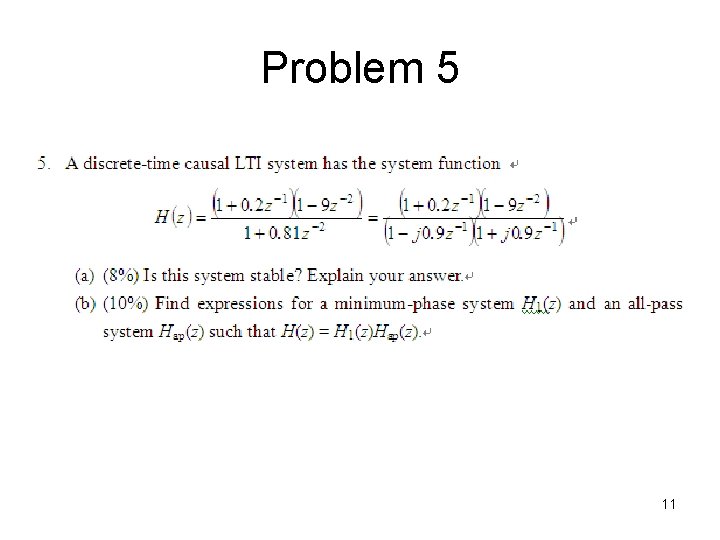 Problem 5 11 