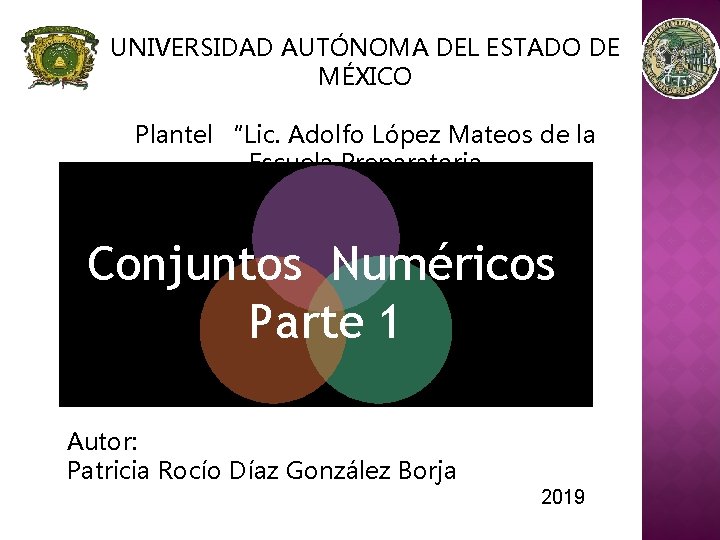 UNIVERSIDAD AUTÓNOMA DEL ESTADO DE MÉXICO Plantel “Lic. Adolfo López Mateos de la Escuela
